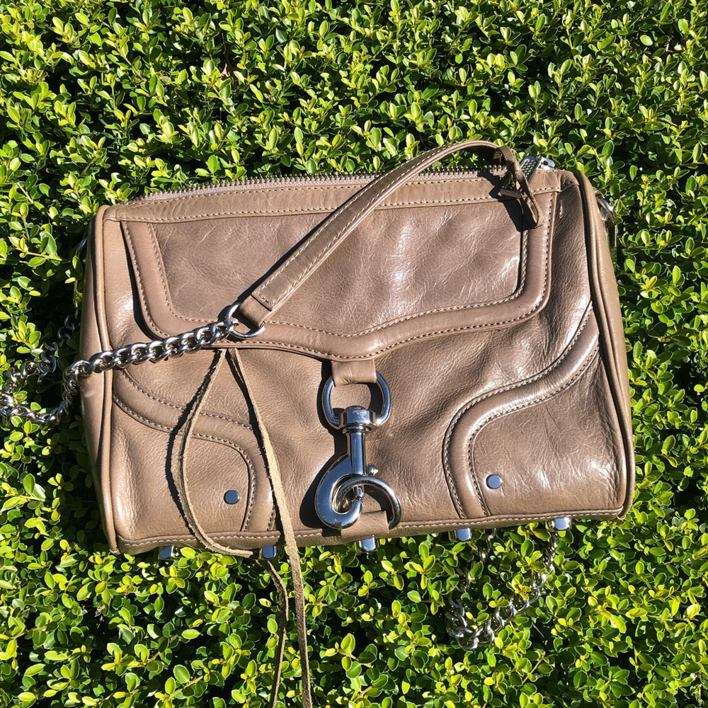 Rebecca Minkoff MAC brown crossbody purse